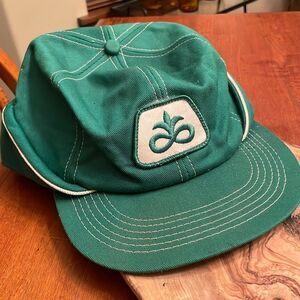 Vintage K-Brand 70's Pioneer Brand Trucker Style Hat with Ear Flaps - XL